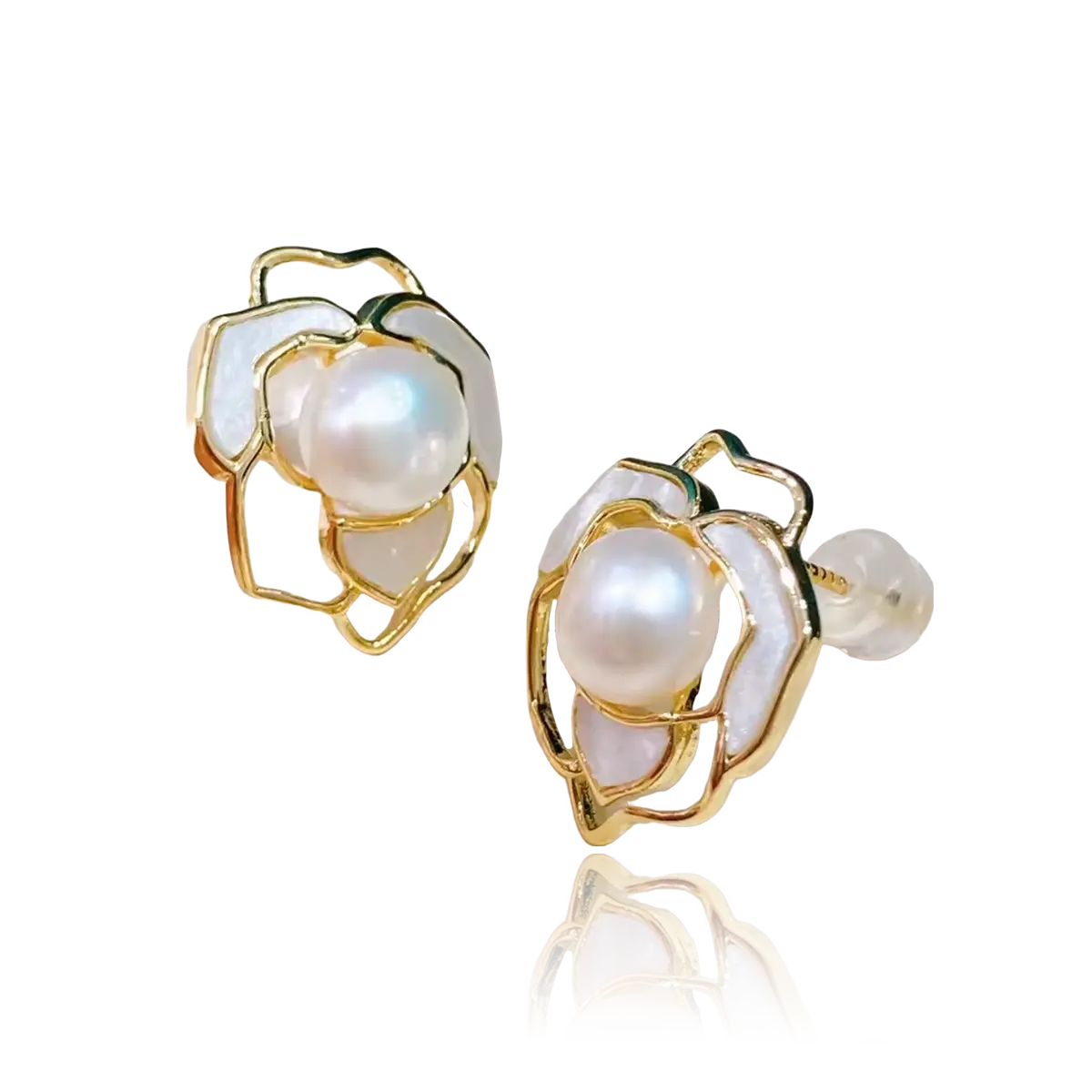 CERCEI ROSA PEARL - imagine 2