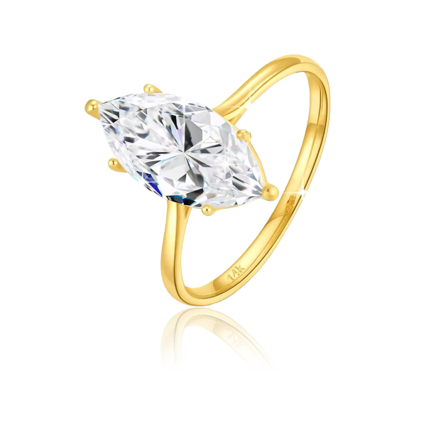 Anello SOLITAIRE MARQUISE