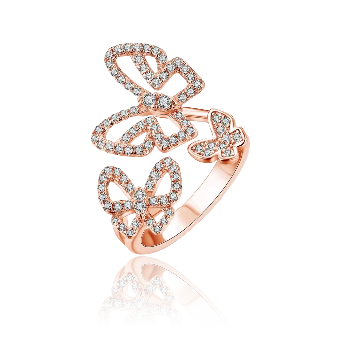 BUTTERFLIES Adjustable Ring
