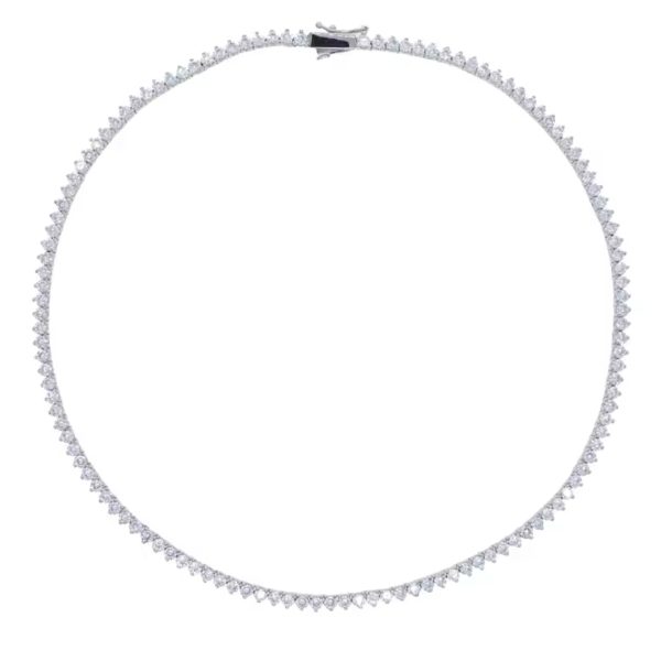 COLIER TENNIS HEART
